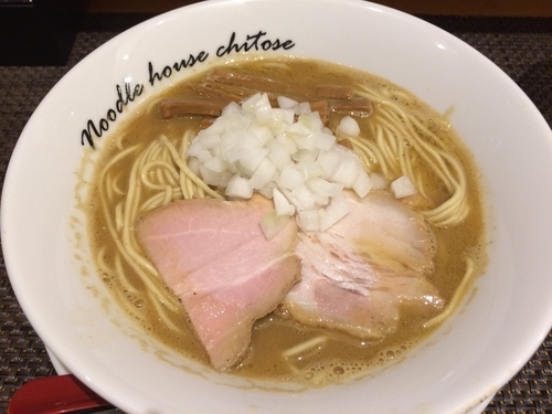 「濃厚煮干らぁ麺  800円」@麺庵ちとせの写真