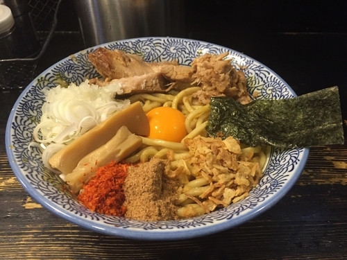 「カレーまぜそば大盛り」@狼煙 〜NOROSHI〜の写真