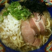 背脂煮干し中華そば　750円