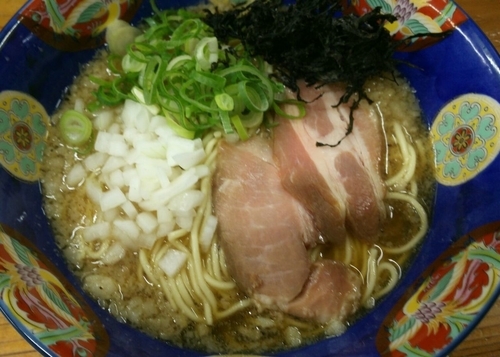 「背脂煮干し中華そば　750円」@麺処 鳴声 煮干の奏の写真