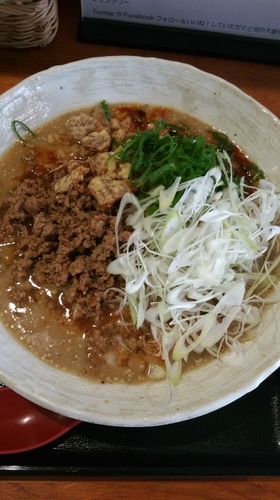 「広島流汁なし担々麺」@広島流つけ麺 からまるの写真