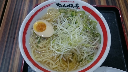 「豚そば（並）」@ちゃんぽん亭総本家 甲賀土山SA店の写真