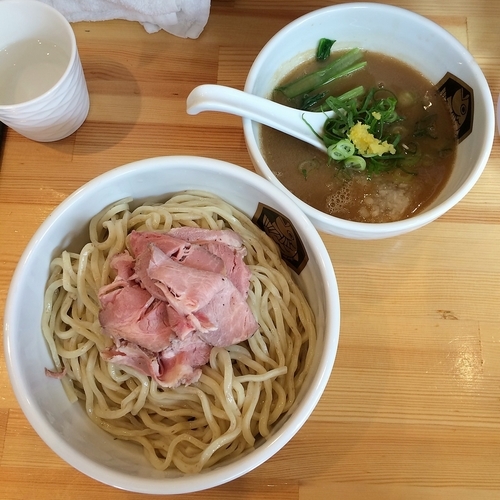 「濃厚真鯛つけ麺　￥８５０」@真鯛らーめん 麺魚の写真