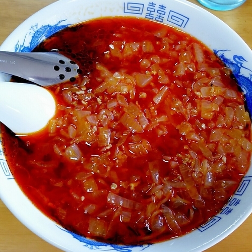 「タンタンメン650円＋ライス50円」@らーめん原田 小見川店の写真