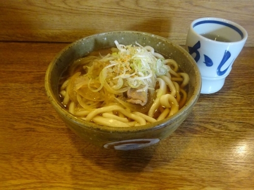 「肉うどん」@お食事処かしまの写真