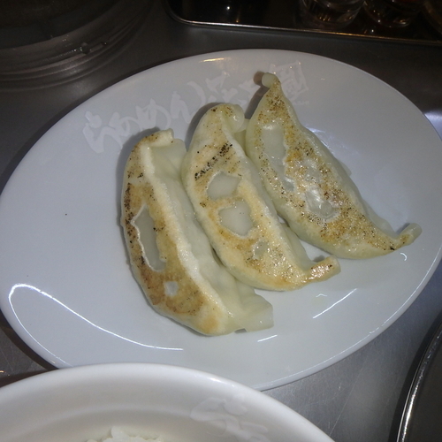 「餃子セット(280円)」@らぁめん花月嵐 東広島店の写真