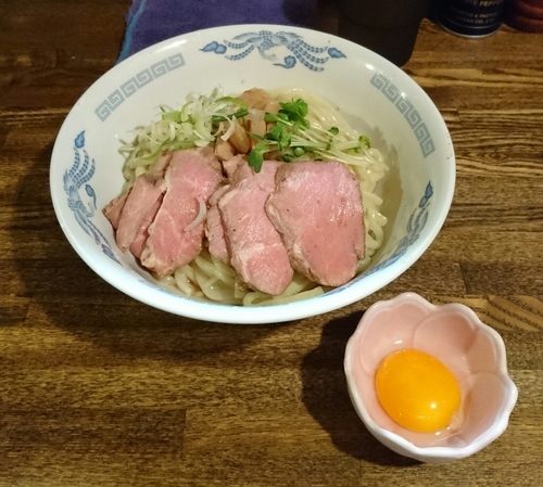 「油そば (大盛) + 肉増し +生玉子」@燦燦斗の写真