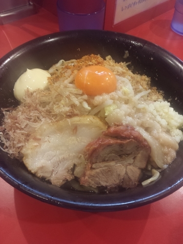 「まぜそば小(からめ以外、全マシ&マヨ)」@麺屋 桐龍の写真