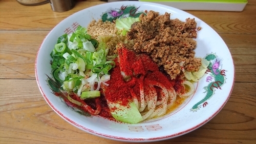「汁なし担々麺(小)」@自家製麺 てんかの写真