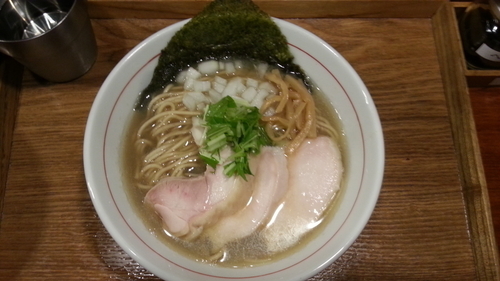 「淡麗煮干しそば+鶏チャー丼」@がふうあんの写真