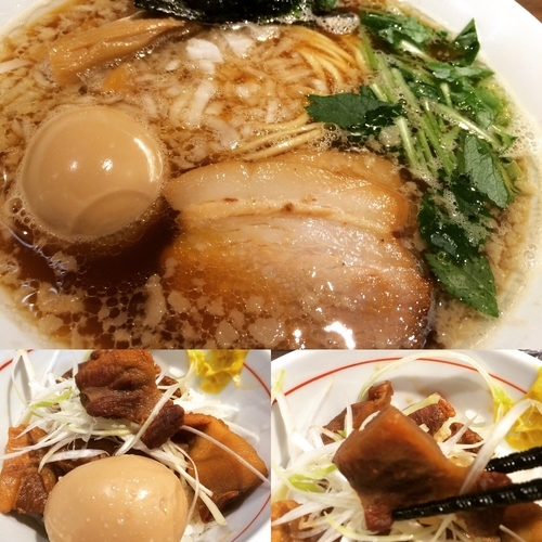 「背脂煮干しラーメン  大人のあらいめし044 チャーシュー」@つけ麺 一燈の写真