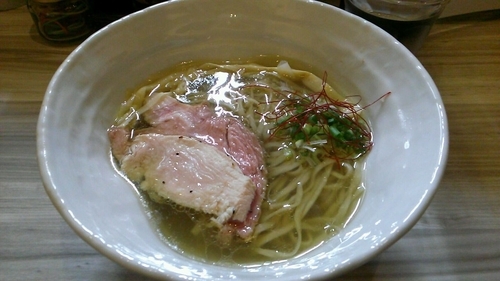 「天草清湯「塩」　790円」@つくばらーめん 鬼者語 -オニモノガタリ-の写真