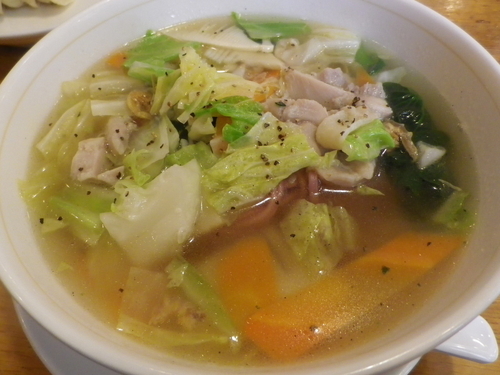 「さくら麺と春野菜のたんめん」@横濱一品香 若葉台店の写真