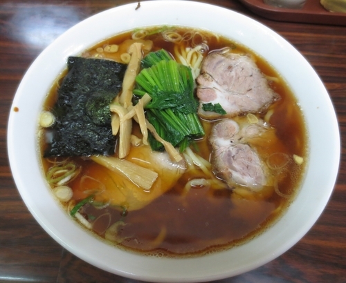 「生姜醤油ラーメン　600円」@中華料理 天王の写真