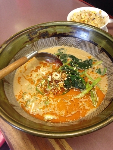 「担々麺 ミニチャーハン」@四華郷の写真