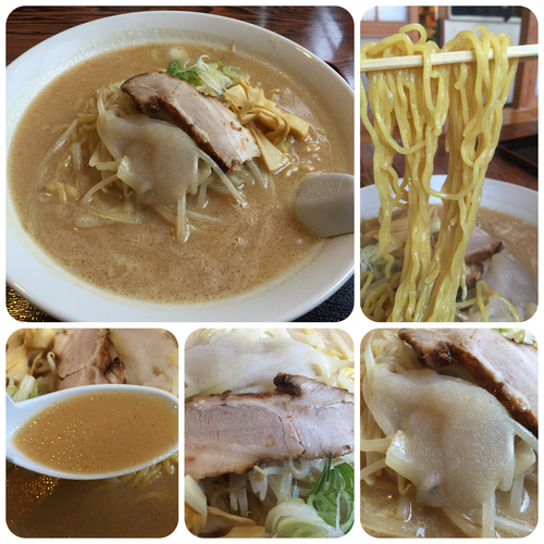 「にんにくラーメン¥800+大盛¥100」@桜樹の写真