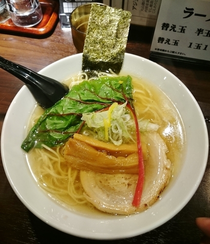 「アジ煮干し中華そば 780円」@志奈そば 田なか Secondの写真