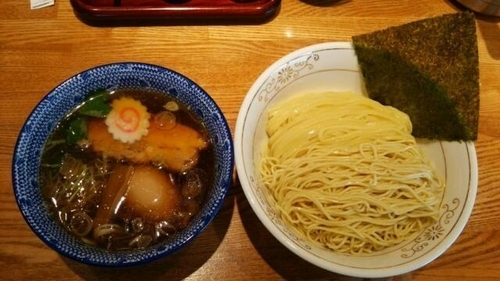 「味玉清湯つけそば」@つけそば 神田勝本の写真