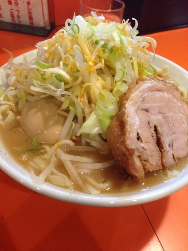 「ミニらーめん豚一切れ+味玉 ¥810」@ちばからの写真