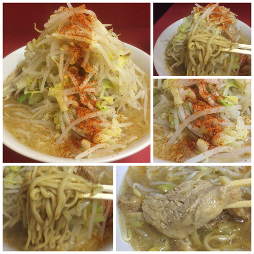 「らーめん 700円（ニンニク・カラメ）」@ラーメン二郎 ひばりヶ丘駅前店の写真