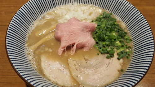 「限定 あら炊き魚豚骨そば」@寿製麺よしかわ 川越店の写真