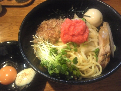 「【限定】明太子まぜそば￥750」@麺屋 鶏口の写真