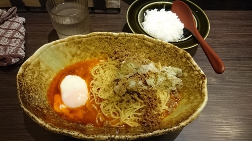 「汁無し担々麺 x4」@中華そば くにまつ 本店の写真