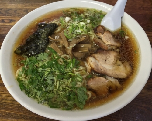 「ワンタンメン（￥950）」@三憩園の写真