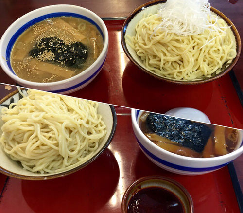 「特製もりそば 塩味 ¥930 / 辛味もりそば 大辛 ¥780」@武蔵村山大勝軒の写真