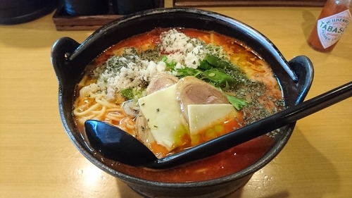 「【季節限定】濃厚トマト麺」@麺処そばじんの写真