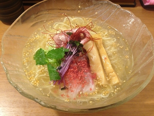 「芳醇冷やし鯛塩そば」@鯛塩そば 灯花 本店の写真