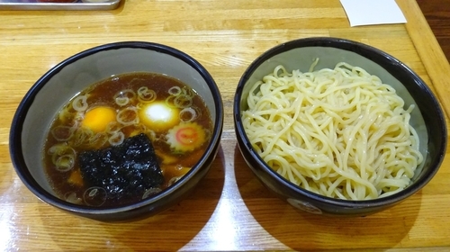 「もりそば並（720円）＋なま卵（80円）」@らーめん サニーの写真