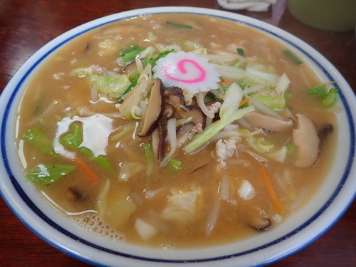 「しいたけ味噌ラーメン」@まるた食堂の写真