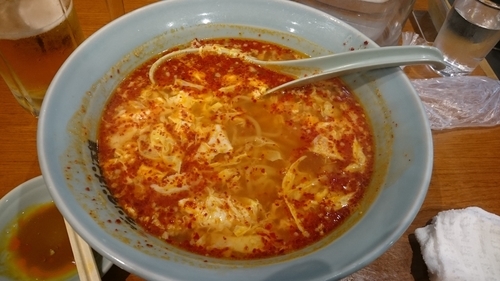 「タンタンメン　中辛（700円）」@元祖ニュータンタンメン本舗 蒲田店の写真