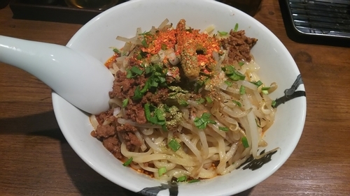 「カラシビまぜそば」@カラシビ味噌らー麺・つけ麺 神田本店の写真