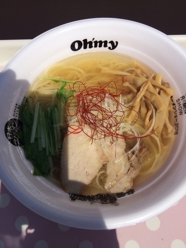 「香彩鶏だし塩らーめん」@札幌ラーメンショー2016の写真