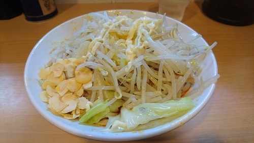 「【限定】しおから(マヨネーズ)＋汁無し」@豚星。の写真