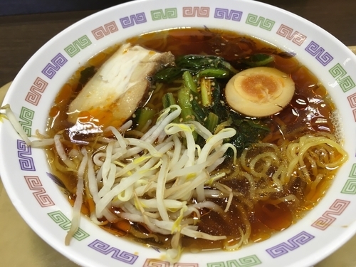 「ピリ辛野沢菜ラーメン」@諏訪湖SA（上り）の写真