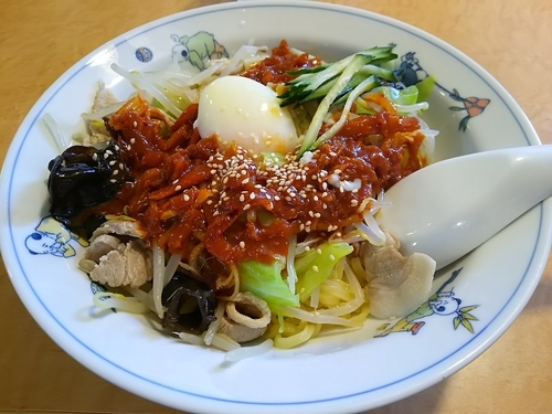 「【限定】ビビンメン　（麺大盛り）」@テンホウ 松本渚店の写真