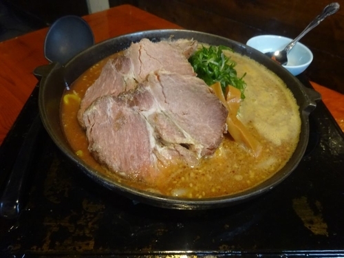 「焼き黒味噌チャーシューメン」@麺屋 蔵人 茅野本店の写真