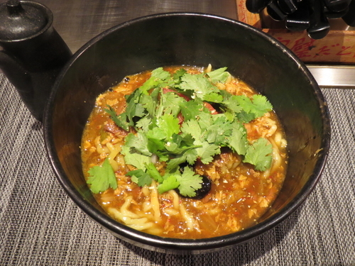 「煮干しスープから作った酸辣湯麺900円」@らーめん 惠本将裕の写真