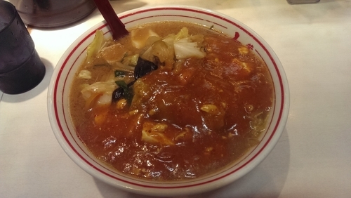 「蒙古タンメン、麺大盛」@蒙古タンメン 中本 渋谷店の写真