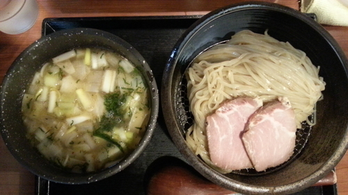 「コラボ限定麺「帆立と鴨」塩つけ麺」@ジャンクストーリー 本店の写真