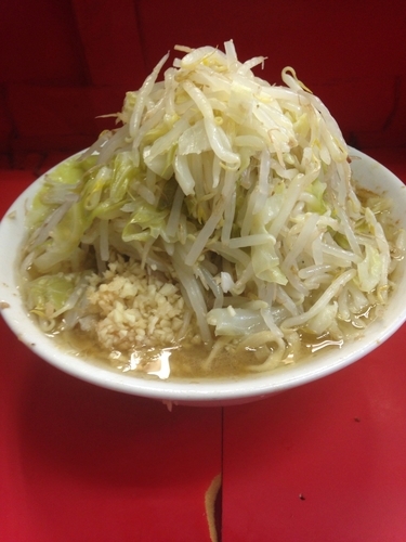 「豚入りラーメン」@ラーメン二郎 三田本店の写真