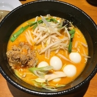 辛味噌らぁ麺 800円+うずら100円