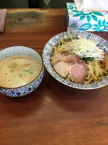 「生海苔つけ麺」@良温(Ra-on)の写真