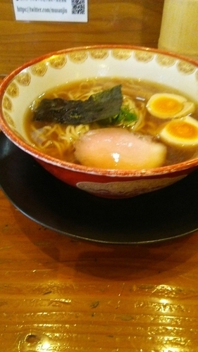 「味玉入並そば 醤油880円」@自然派ラーメン 神楽の写真