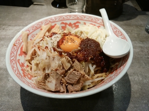 「【まぜそば(中盛・250g)780円】→700円」@麺処 湊生の写真