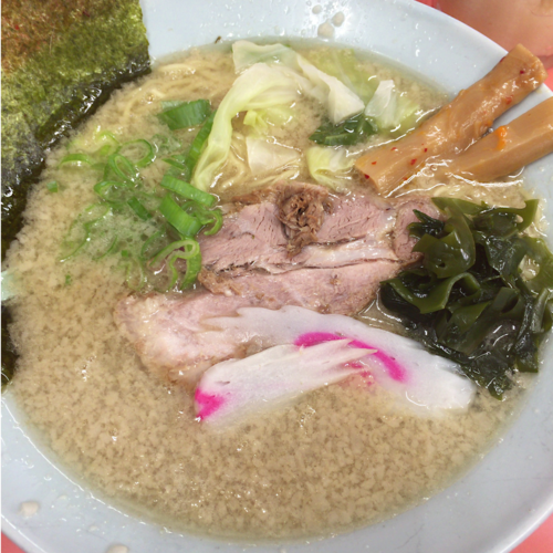 「ラーメン（固め コッテリ）　680円」@ラーメンショップ 北川辺店の写真