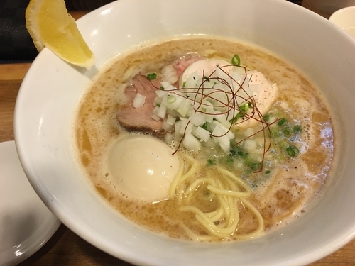 「特製鶏白湯そば」@中華蕎麦 はざまの写真